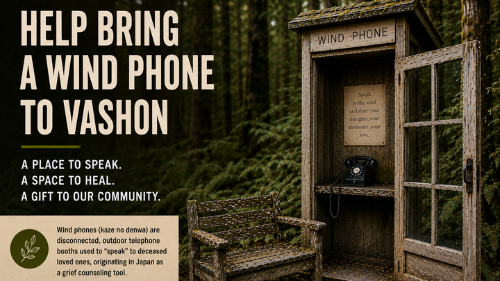 Support the Vashon Wind Phone Project campaign photo, 1 of 8