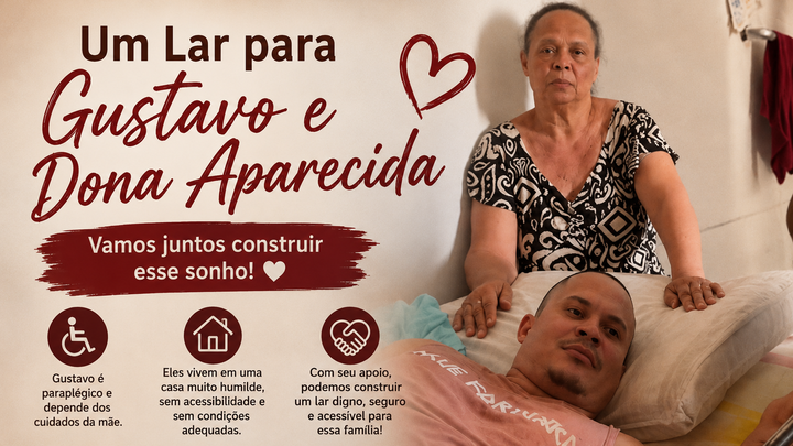 Foto da arrecadação Um Lar para Gustavo e Dona Aparecida, 1 de 8