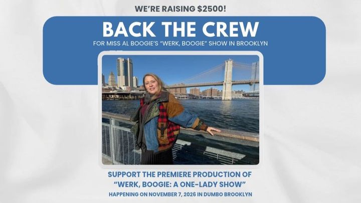 Backing the Crew of miss al boogie's ''Werk, Boogie" in BK campaign photo, 1 of 6