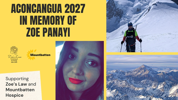 8 Challenges in 8 months in memory of Zoe Panayi campaign photo, 1 of 3
