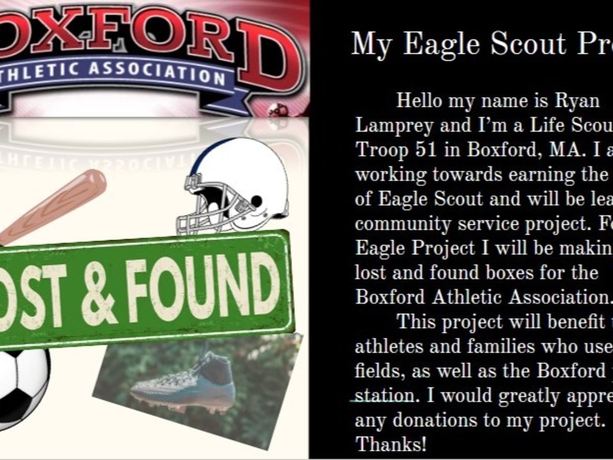 Eagle Scout Project Flyer