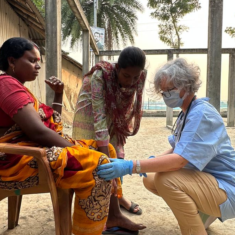 con Franca e Patrick per la salute in Bangladesh