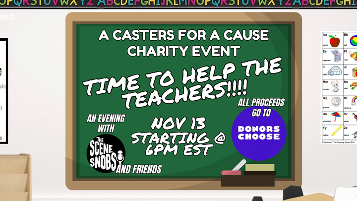 Casters for a Cause: LIVE Stream Charity Stream for Teachers campaign photo, 1 of 3