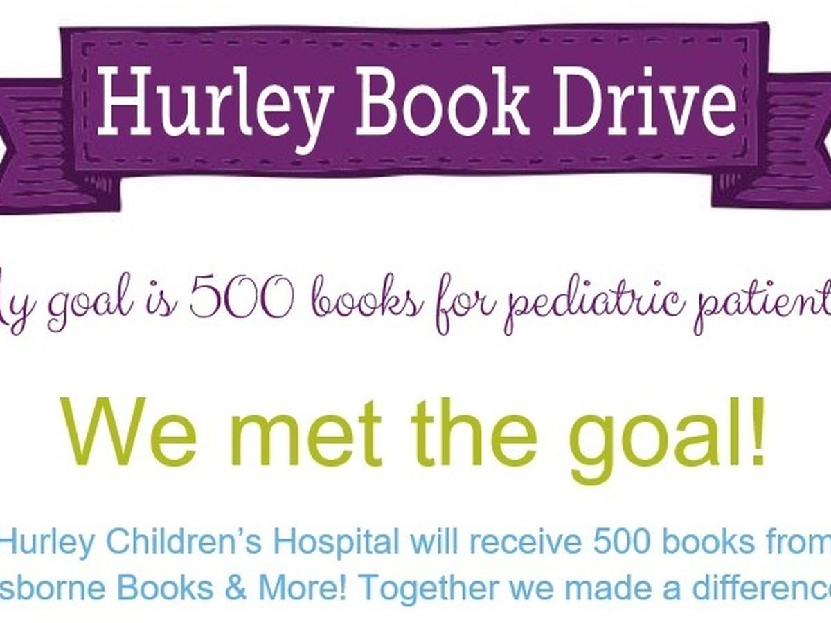 Fundraiser By Laura Mortimer Book Drive For Hurley