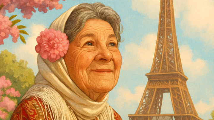 "Anna in Paris" - trip of a lifetime for our Gagauz grandma! campaign photo, 1 of 5