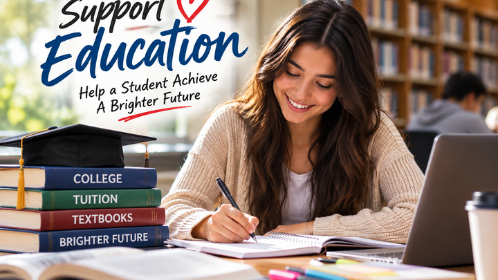 Help a Deserving Student Continue Their College Education campaign photo, 1 of 3