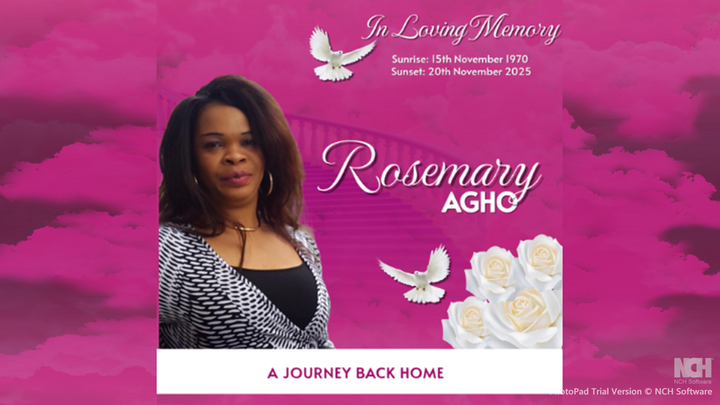 In Loving Memory of Rosemary Agho: A Journey Back Home. campaign photo, 1 of 6
