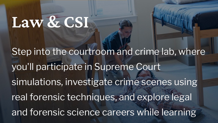 Help Me Attend Crime Scene Investigation Camp campaign photo, 1 of 3