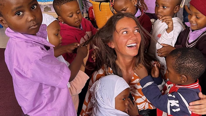 Childcare centre volunteer in Arusha campaign photo, 1 of 3