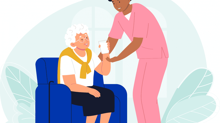 Monthly expenses for elderly community member campaign photo, 1 of 4