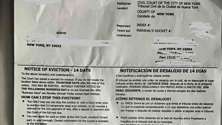 EMERGENCY EVICTION RELIEF campaign photo, 1 of 3