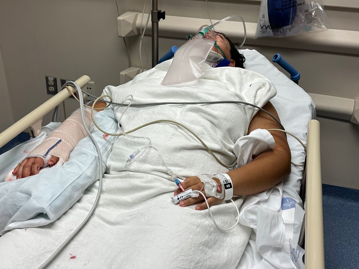 My daughter Nicole.. hit by a drunk driver .. campaign photo, 1 of 3