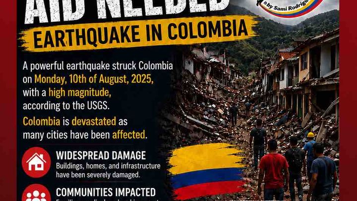 Urgent aid to earthquake victims in Colombia campaign photo, 1 of 5