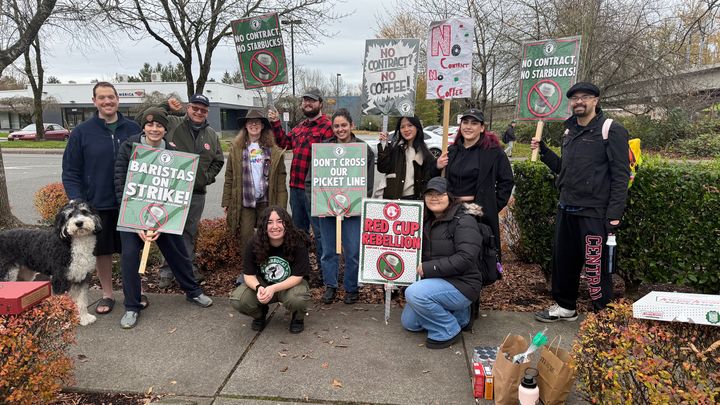 Support laid off baristas buy groceries. campaign photo, 1 of 5