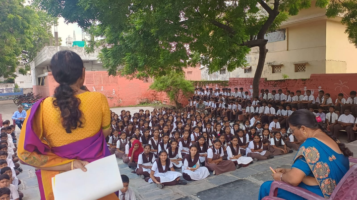 Providing the HPV vaccine to young girls in India campaign photo, 1 of 7