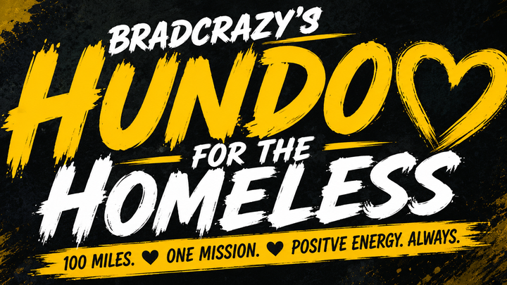 Bradcrazy’s Hundo for the Homeless campaign photo, 1 of 8