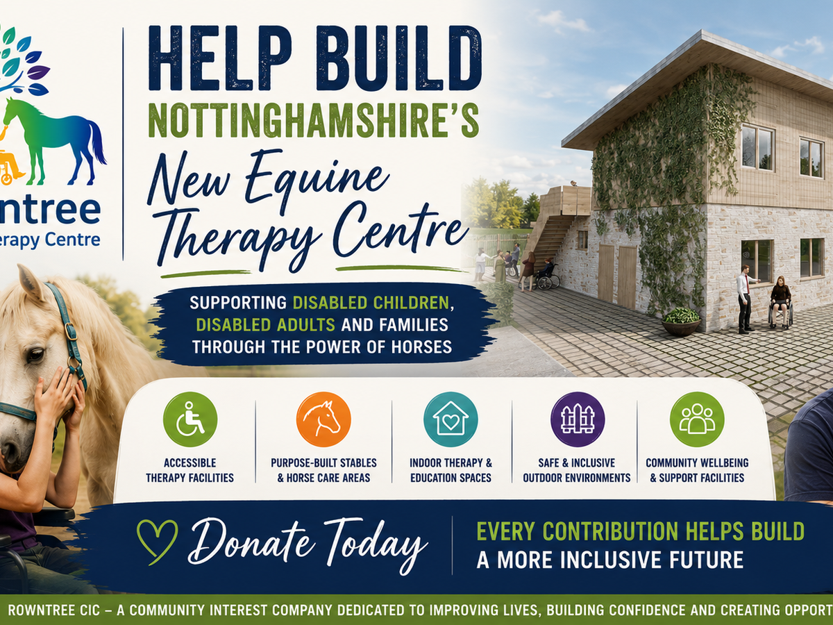 Help Us Build Nottinghamshire's New Equine Therapy Centre campaign photo, 1 of 5