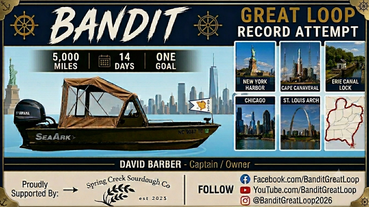 Help David Break the Great Loop Solo Record campaign photo, 1 of 8