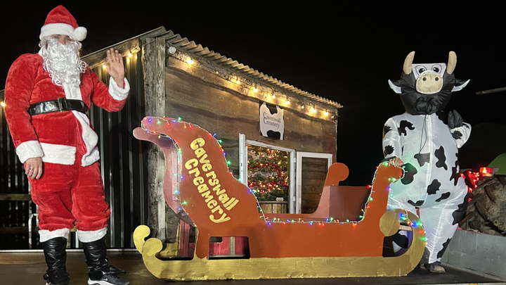 Caverswall Creamery Santa Light Tractor Run 2025! campaign photo, 1 of 3
