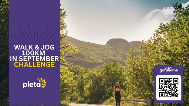 I’m walking & Jogging 100kM for Pieta this September campaign photo, 1 of 3
