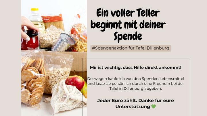 Ein voller Teller beginnt mit deiner Spende campaign photo, 1 of 3