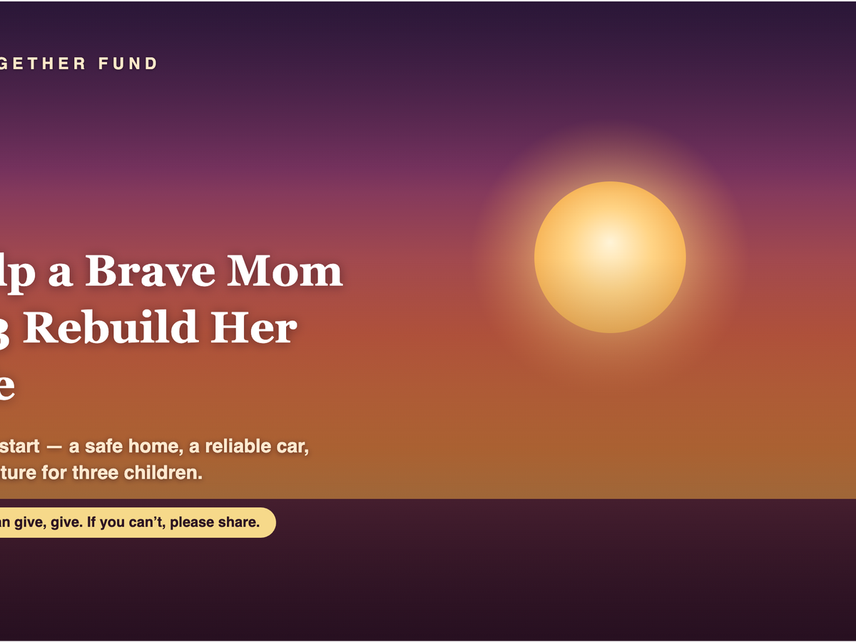 Fundraiser by Nana Gubo : Help a Brave Mom of 3 Rebuild Her Life