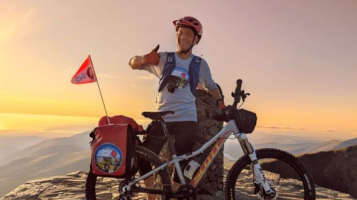Tony's little bike, big ride across Wales campaign photo, 1 of 4