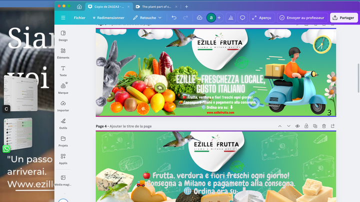 Support Ezille Frutta to deliver fresh fruits and vegetables campaign photo, 1 of 8