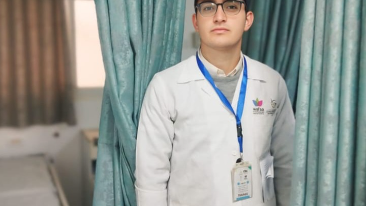 Dr Anas Alkhudary in Gaza campaign photo, 1 of 4