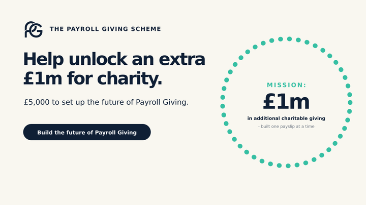 Help unlock an extra £1m for charity through payroll campaign photo, 1 of 6