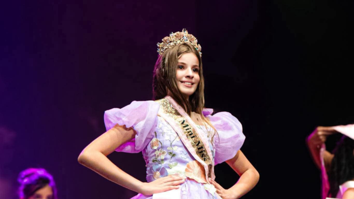 Maria: Representing Europe at Mini Universo! campaign photo, 1 of 8