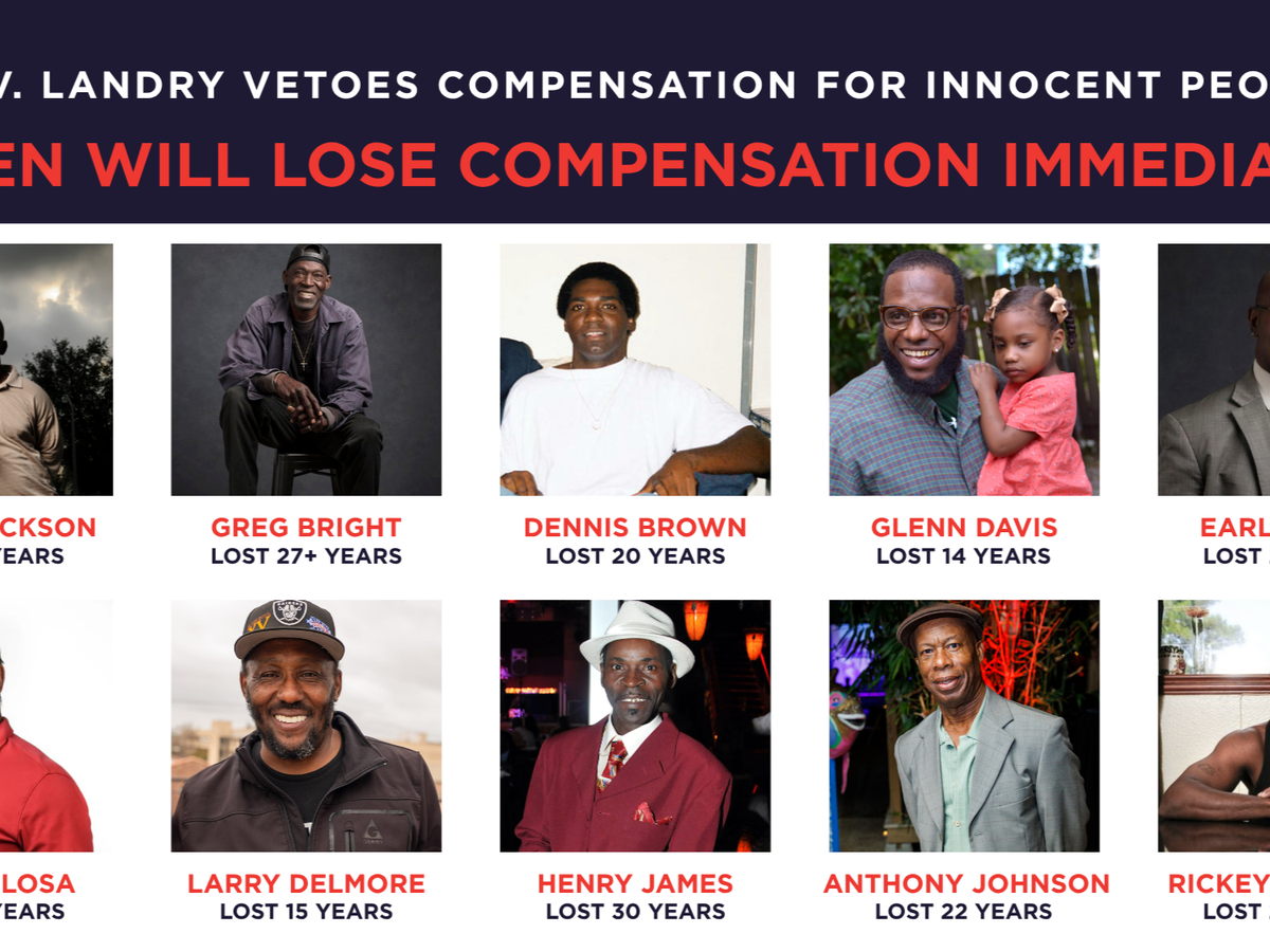 Support Louisiana Exonerees After Vetoed Compensation Bill campaign photo, 1 of 3