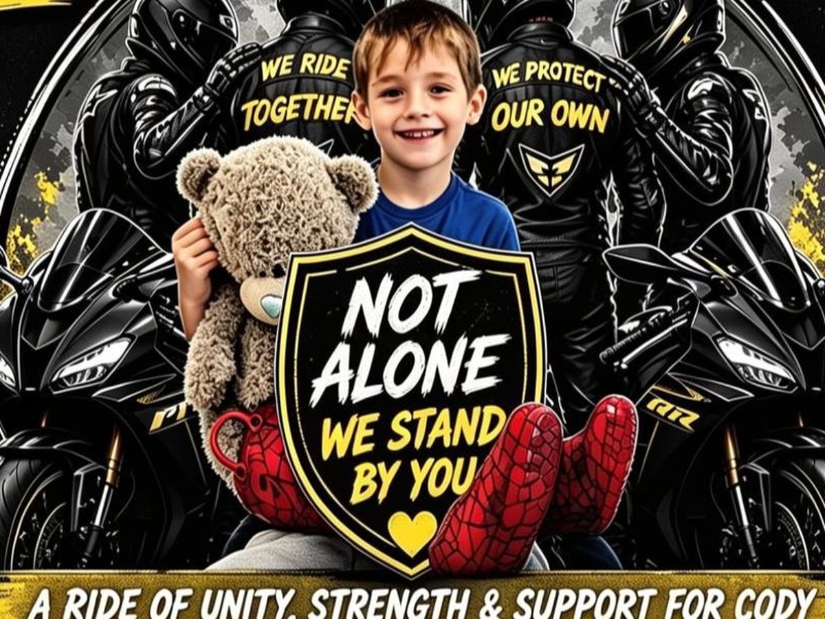 Stuart Rice Fundraiser by Stuart Rice : BIKERS FOR CODY BEAR - no place for bullying