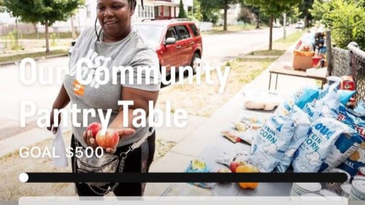 Our Community Pantry Table