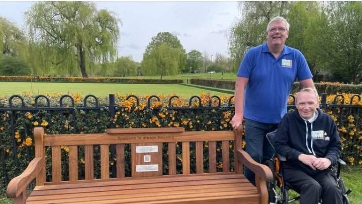 Self-illuminating, Suicide Help & Prevention Bench - Bromley campaign photo, 1 of 6
