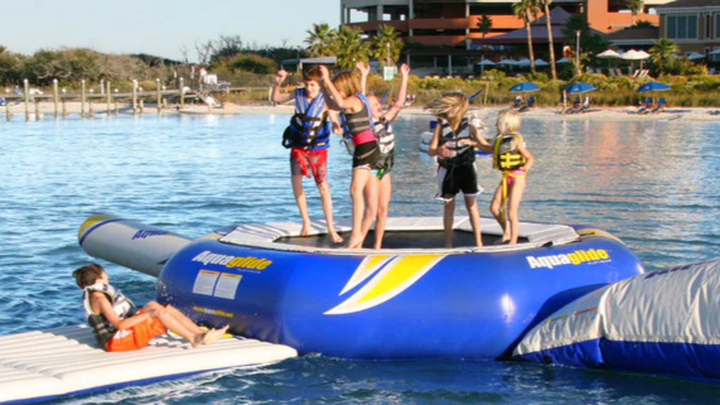 Benefits and limitations of water trampolines