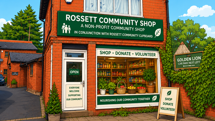 Rossett community cupboard and shop campaign photo, 1 of 3