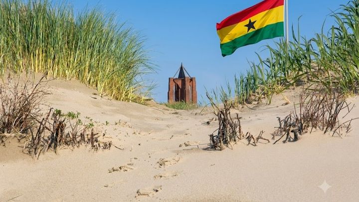 Kampagnen-Foto für Abschiebung nach Ghana.Rückkehr von Nancy Mensah nach Borkum, 1 von 3