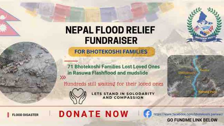 Stand With 71 Bhotekoshi Families After the Flood campaign photo, 1 of 7
