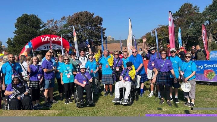 Dundee Stroke Exercise Club - Kilt Walk 2026 campaign photo, 1 of 7
