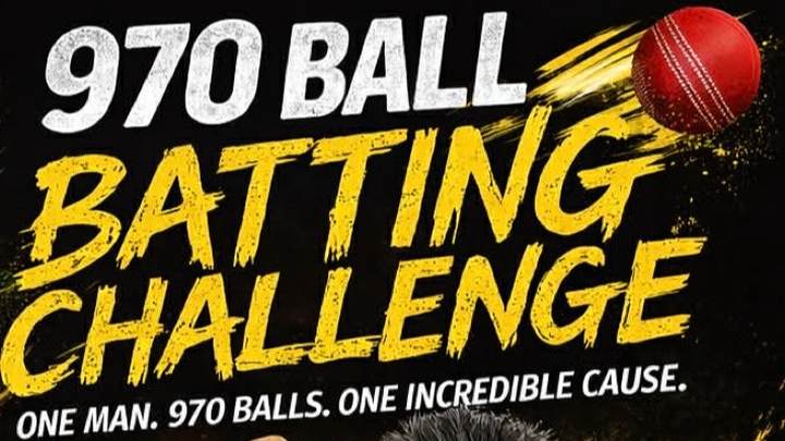 The 970 ball batting challenge campaign photo, 1 of 3