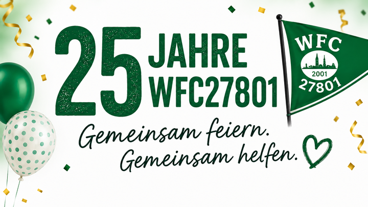 Kampagnen-Foto für 25 Jahre WFC27801 – Gemeinsam feiern. Gemeinsam helfen., 1 von 6