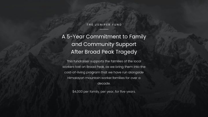 A 5-Year Commitment After Broad Peak