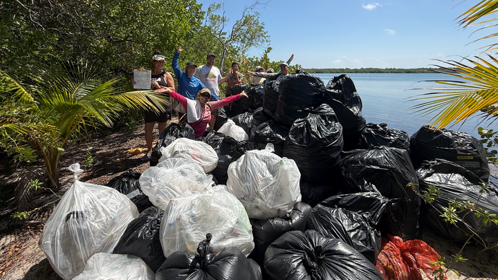 Help Utila Island Cleanups keep going though the end of 2026 campaign photo, 1 of 8