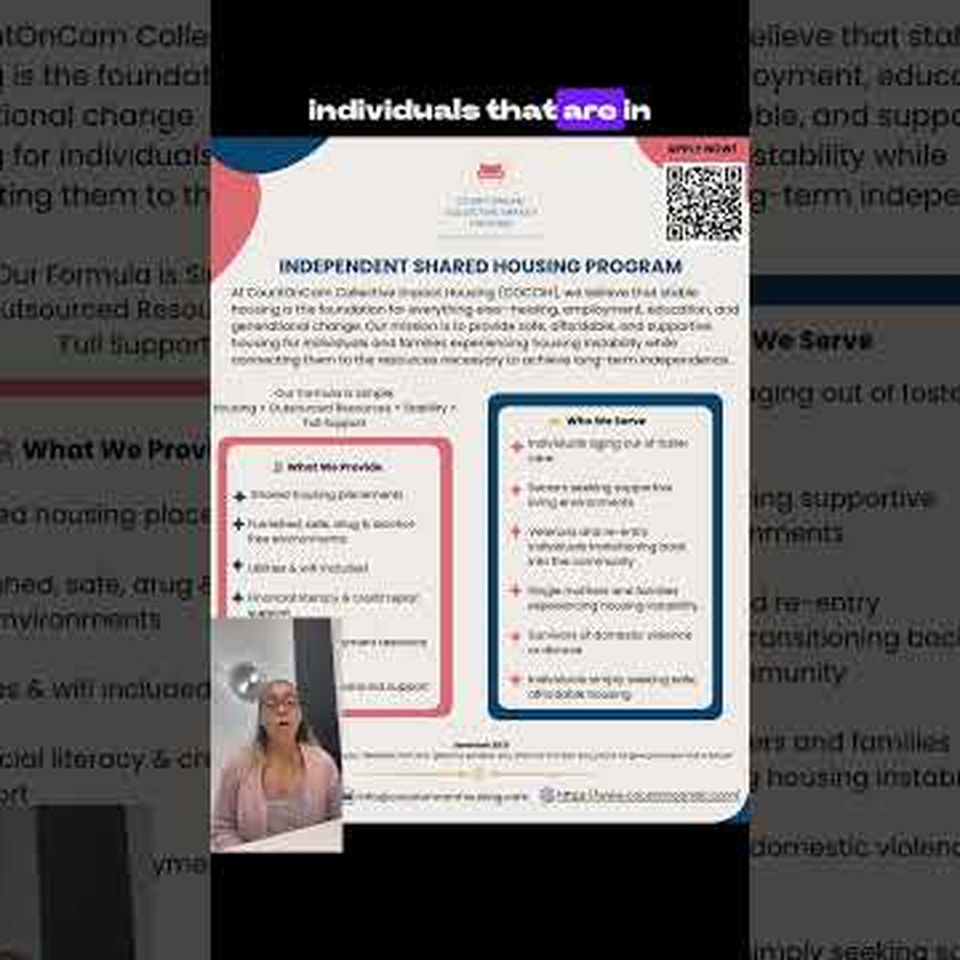 Support Cam As She Helps At-Risk Individuals & Families