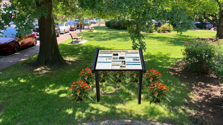 Watchung Plaza History Board - Eagle Scout Service Project campaign photo, 1 of 4