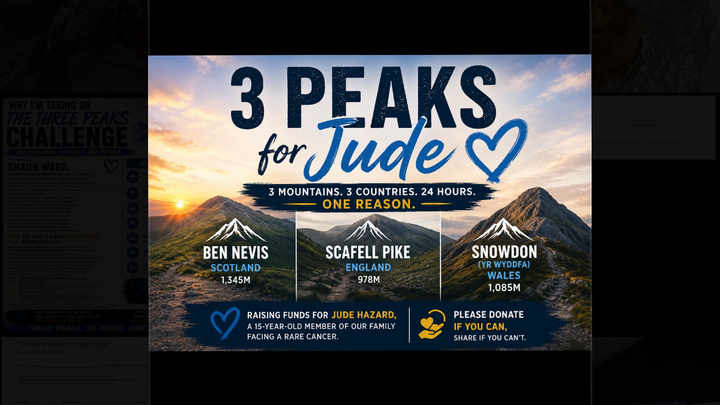 Three Peaks for Jude — More Time, More Hope campaign photo, 1 of 3
