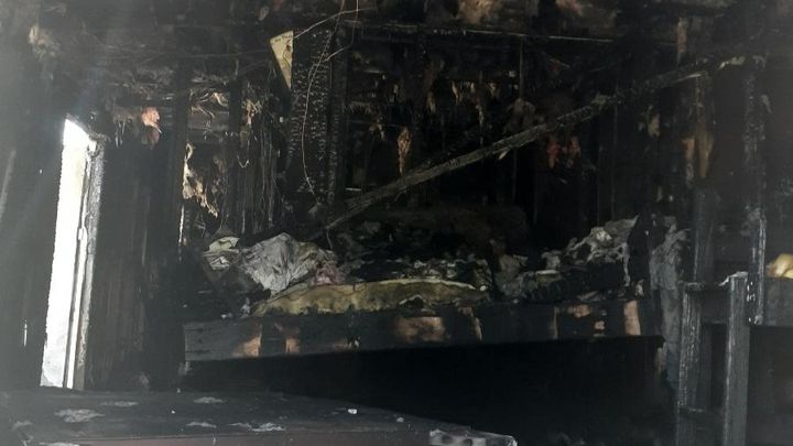 House fire campaign photo, 1 of 2