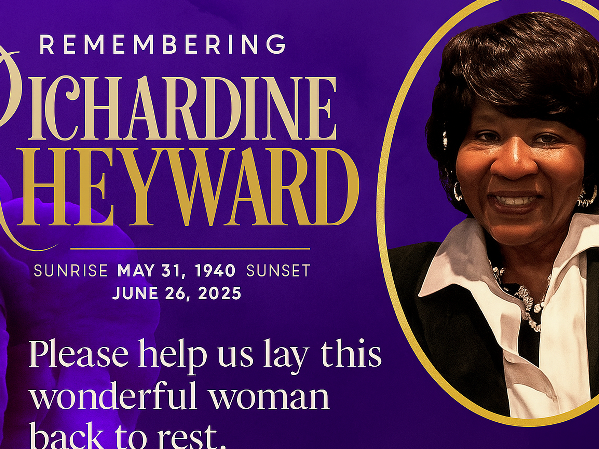 Help Honor Richardine G. Heyward's Final Wish campaign photo, 1 of 5