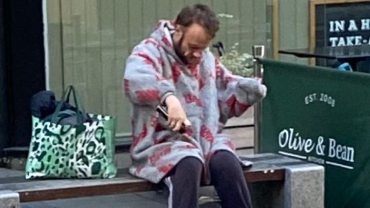 mark 41 homeless and suffers mental health and epilepsy campaign photo, 1 of 3